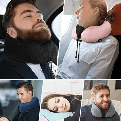 Snoozie - Nackenkissen bietet unterwegs wohltuenden Komfort