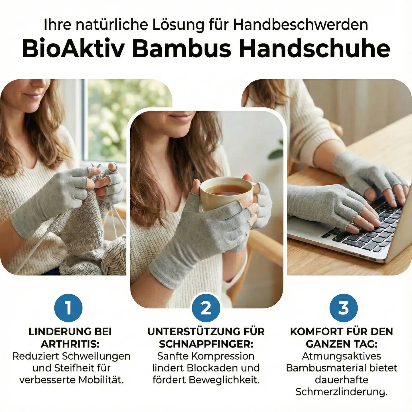 Orthoakt Bambus Handschuhe